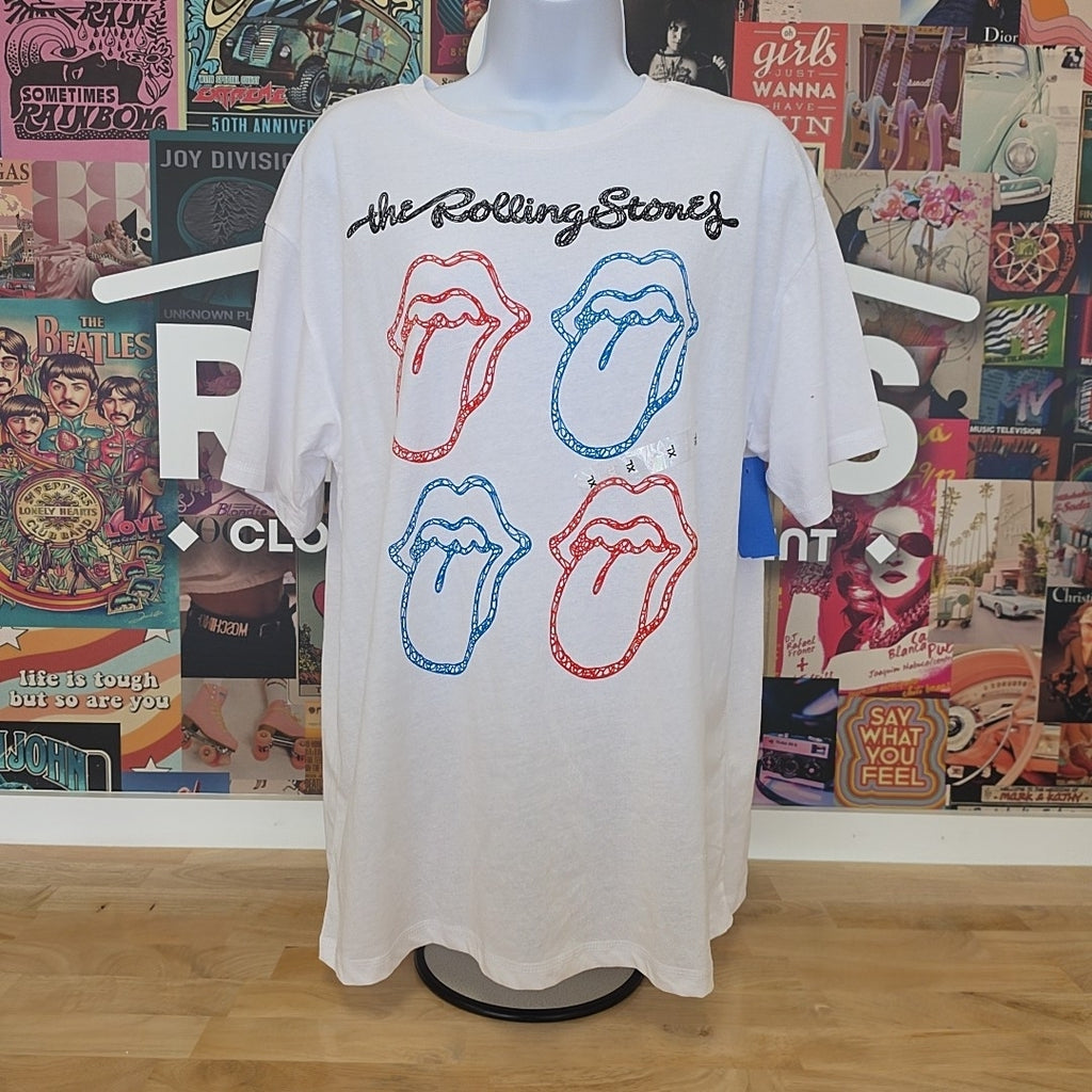 The Rolling Stones Size XL Rolling Stones Grid Graphic T-Shirt