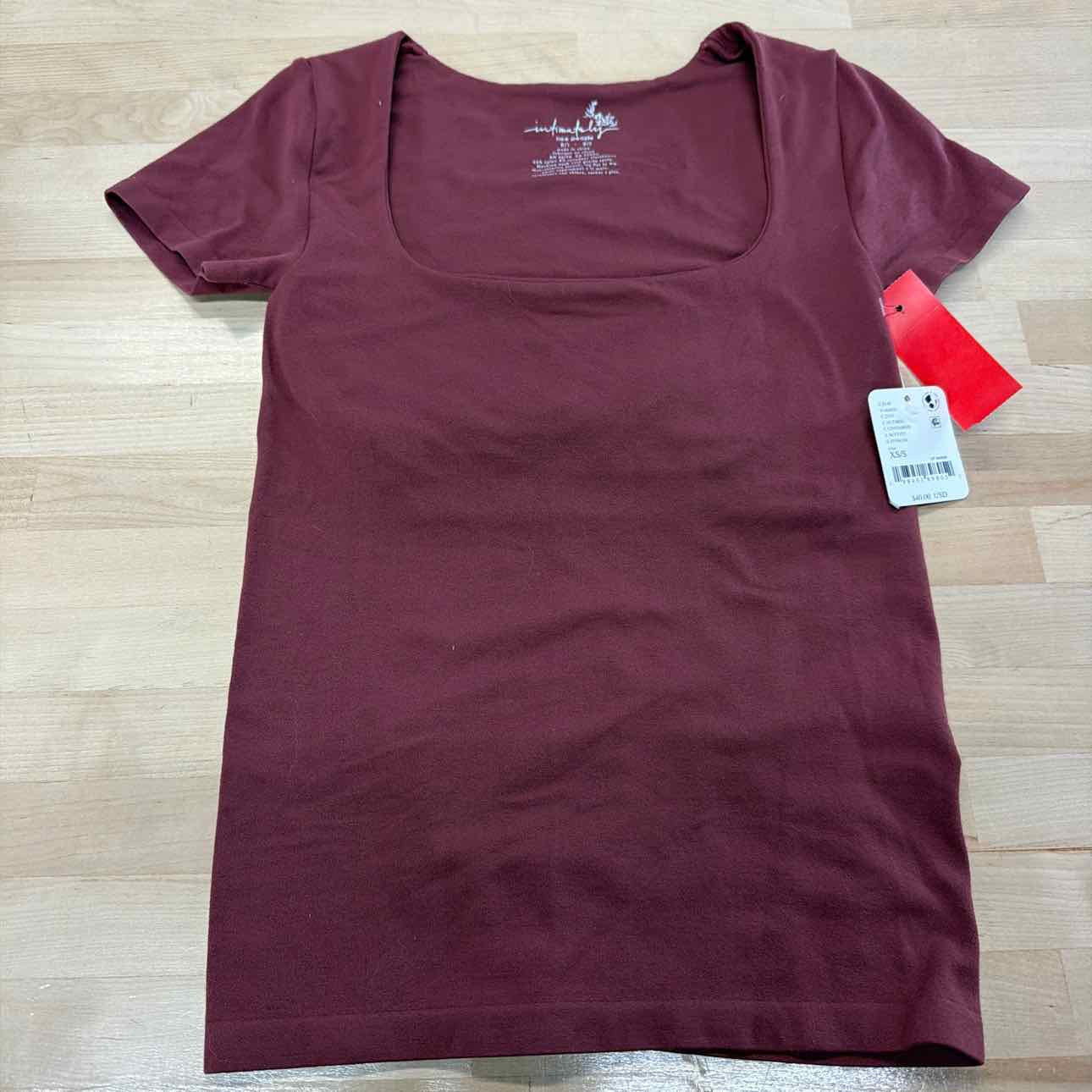 Women's Free People Clean Lines Sunfade Shirt XS/S Nutmeg