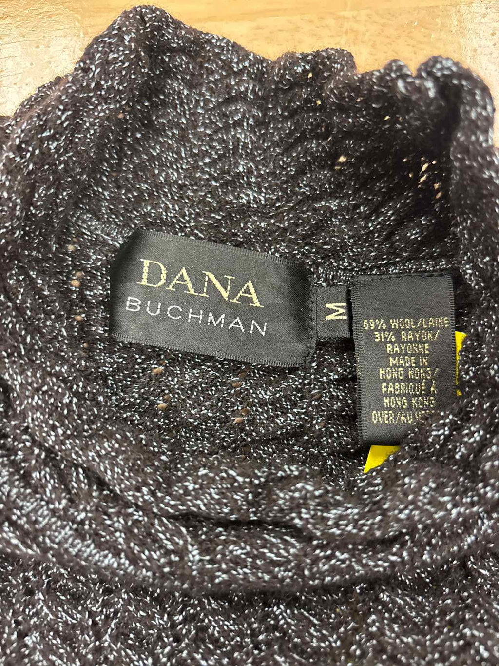Dana Buchman Size M Gray Wool Preloved Vest
