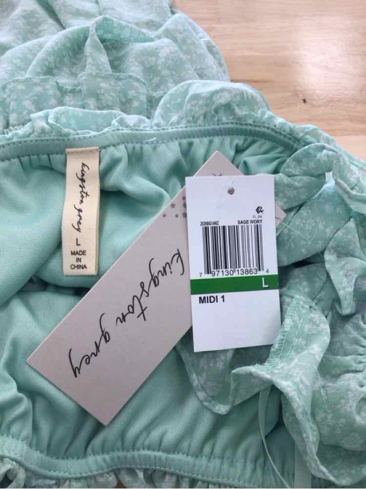 kingston grey Size L Green New Dress