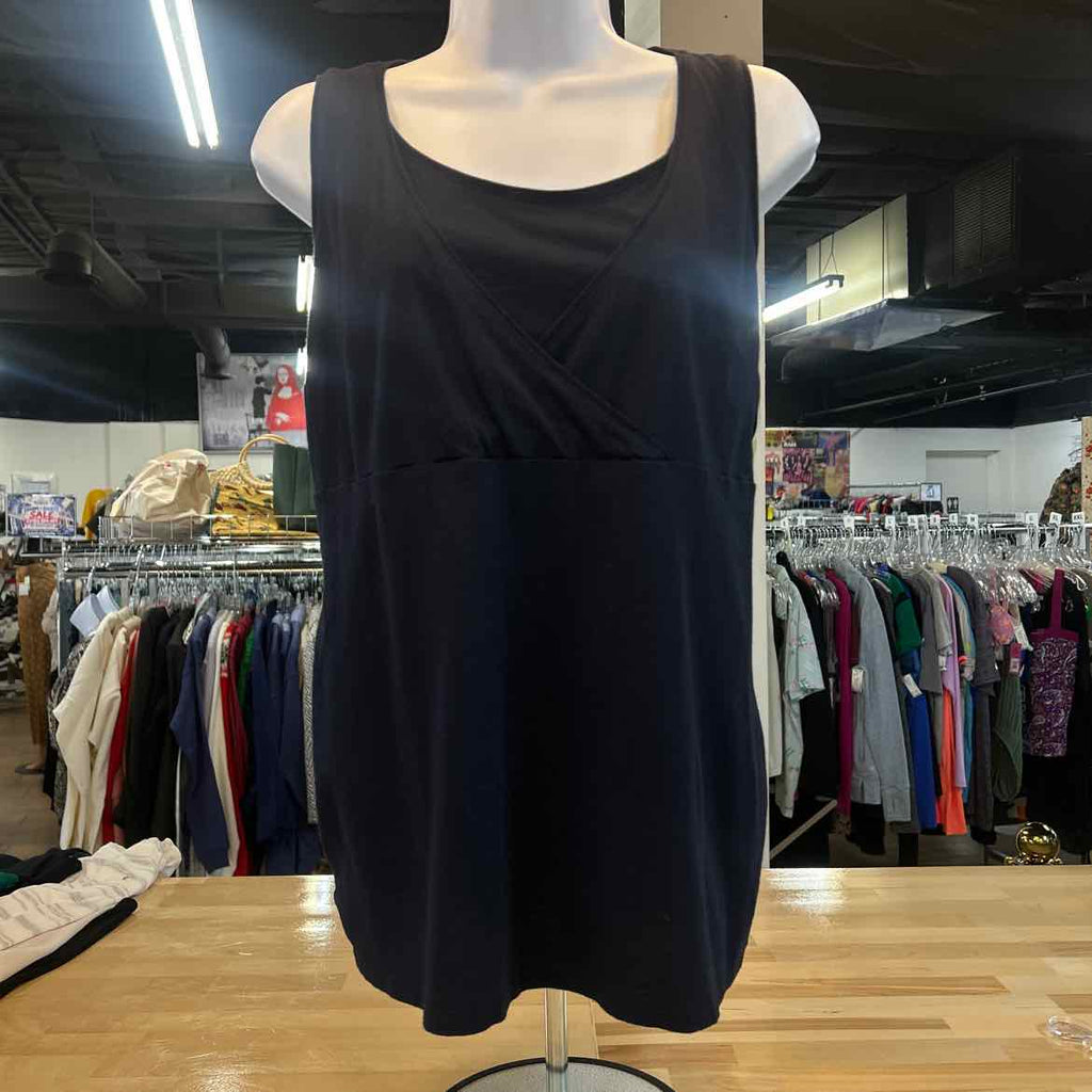 Loft Size XXSM Navy Preloved Sleeveless