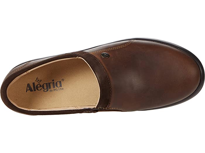 Alegria Size 10.5 Brown Leather New Clogs