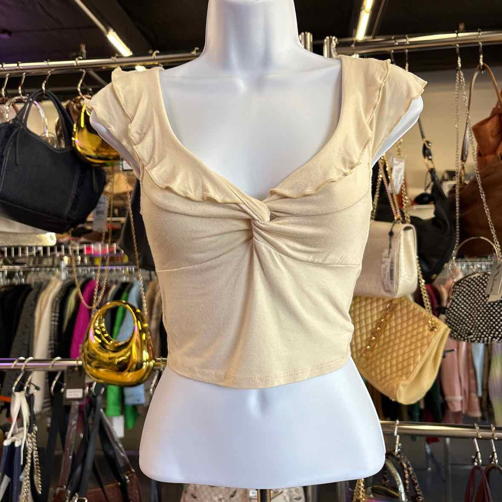 Gaze Size S Tan Shirt