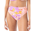 Roxy Size XL Bell Bottom Blooms High Waist Bikini Bottoms