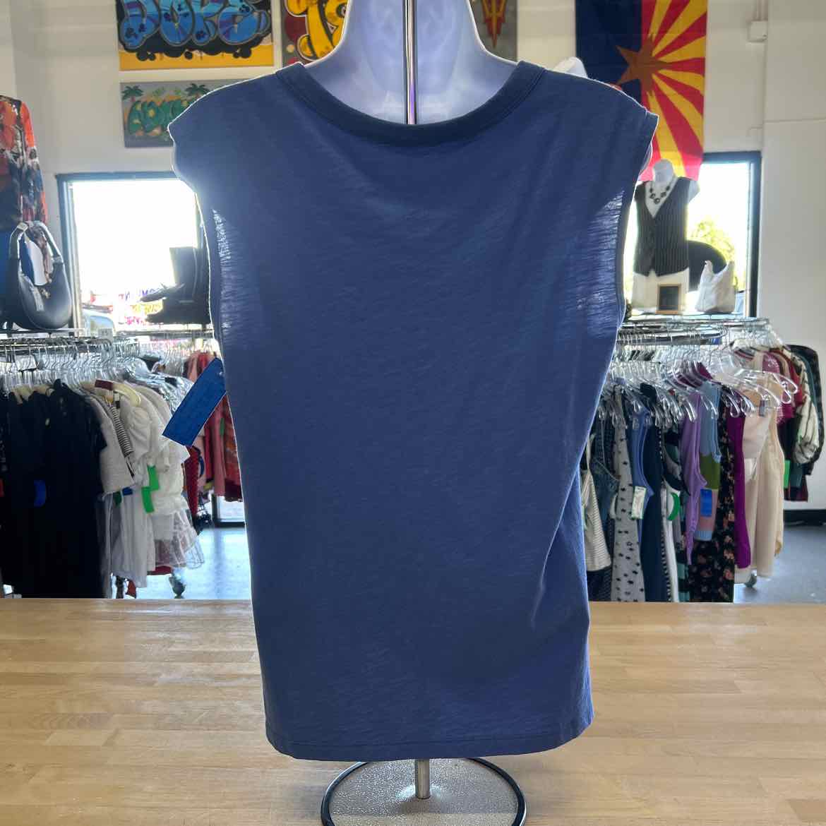 Banana Republic Size S Blue Preloved Tank
