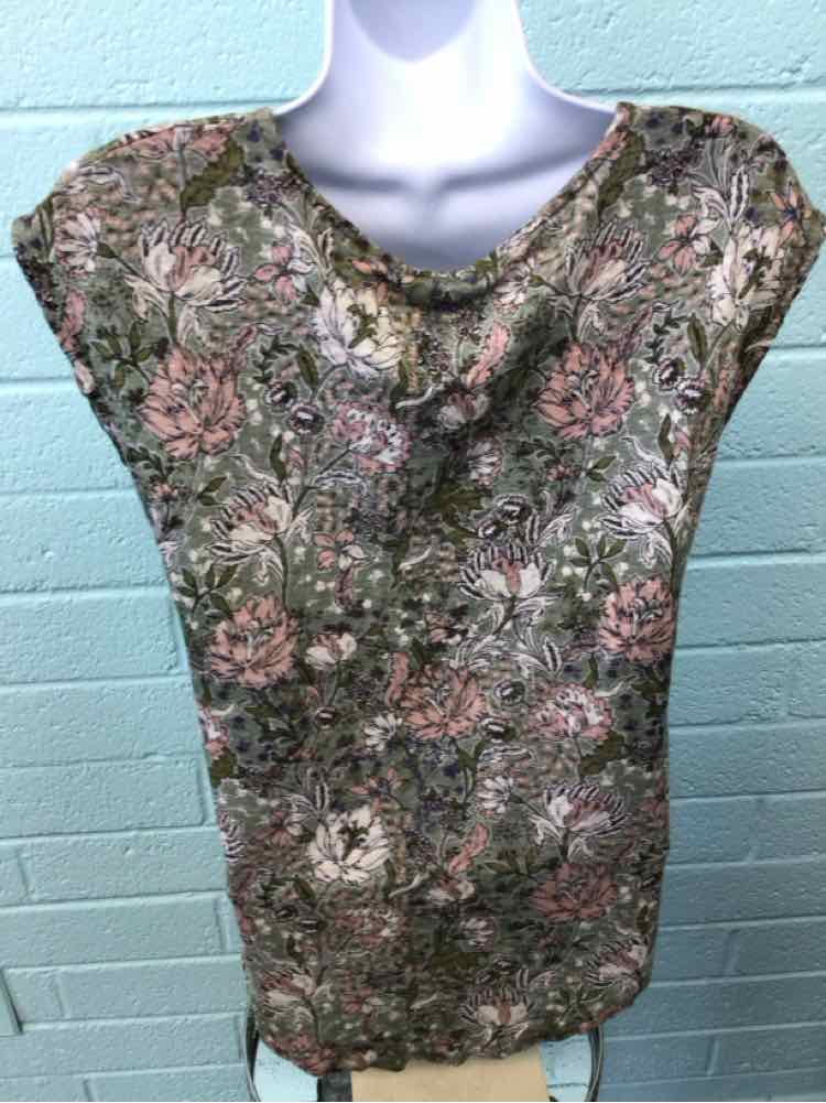 Joie Oliver Green Blouse