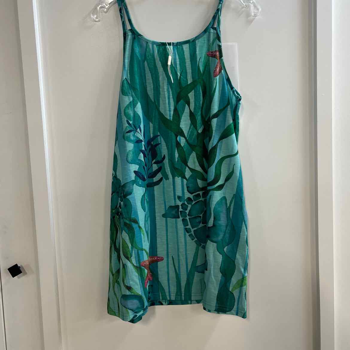Ekouaer Size L Teal Preloved Dress
