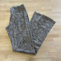 zara Size M Black Tan Preloved Pants