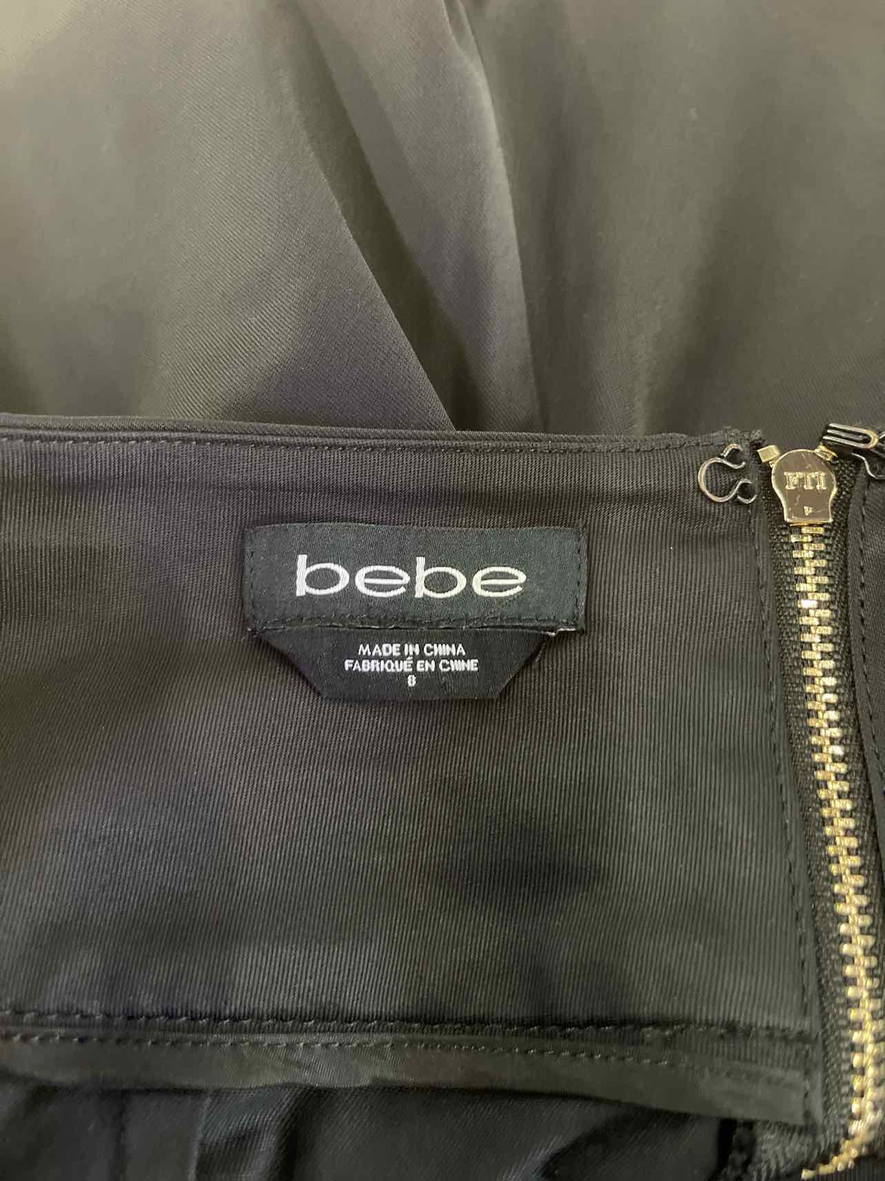 Bebe Women Size 8 Black Preloved Shorts