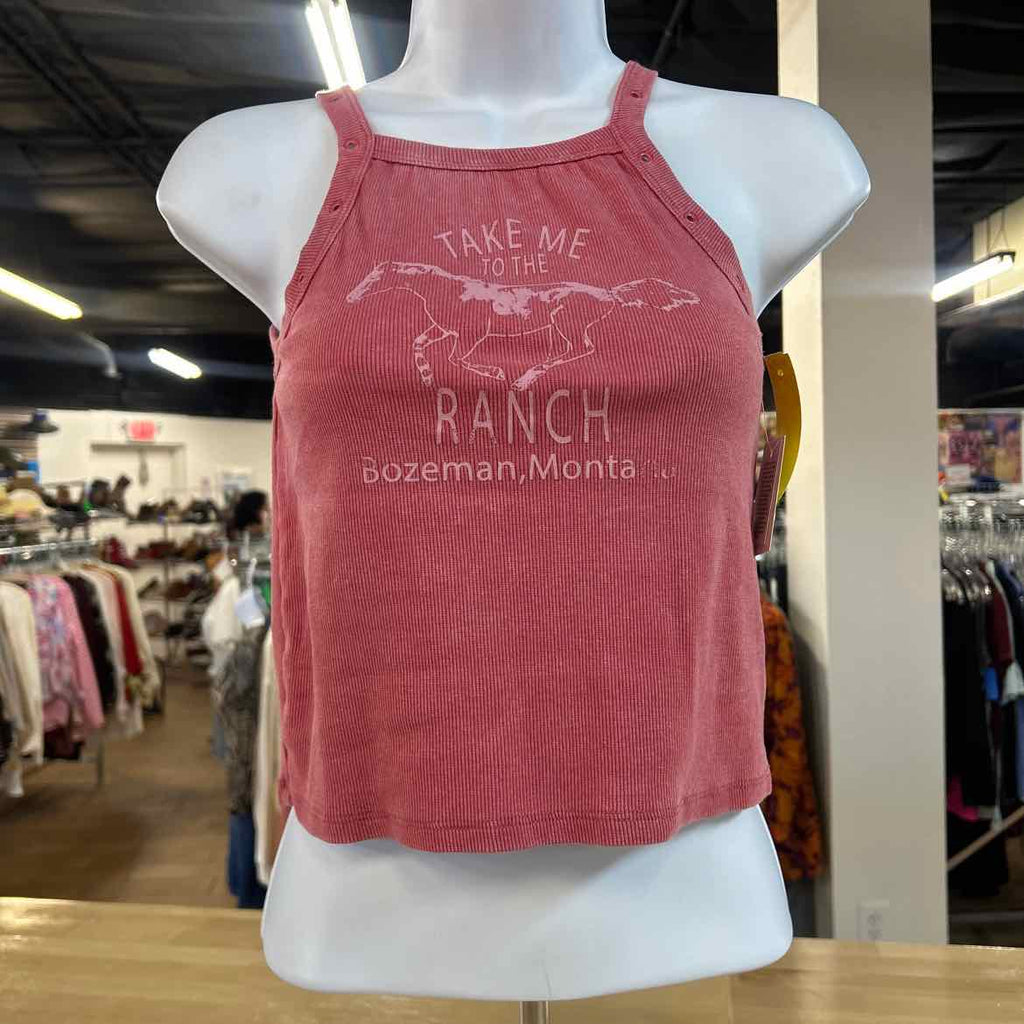 Love Tribe Size XS Red Preloved Tank