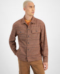 Sun + Stone Men's Storm Printed Overshirt, Created for Macy's - Cumin - XL