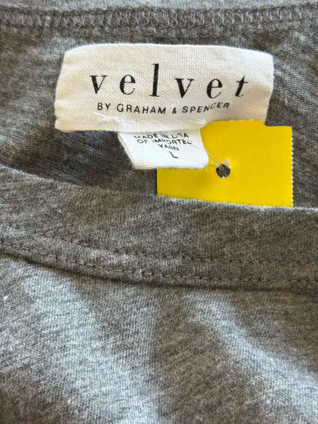 Velvet Size L Gray Blouse