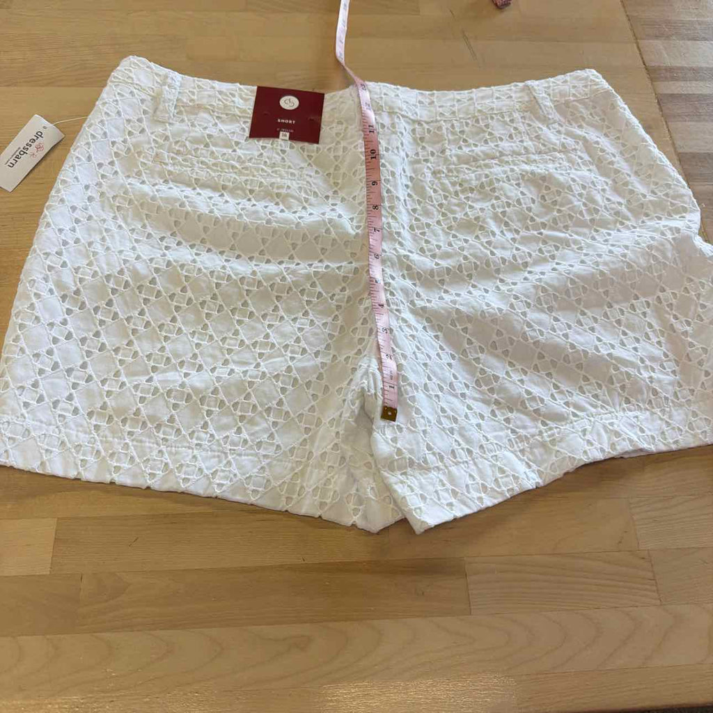 Dressbarn Size 16 White New Shorts