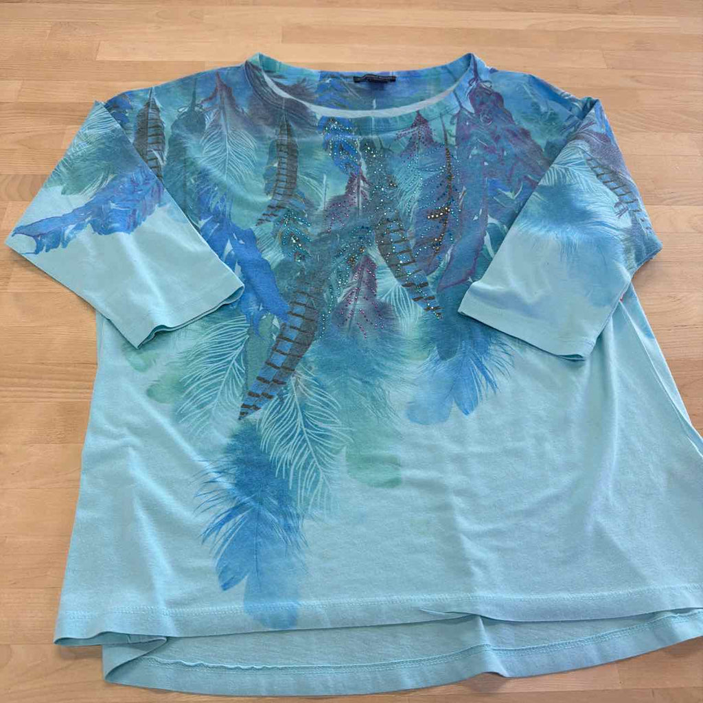 Westbound Size PL Blue Preloved Blouse