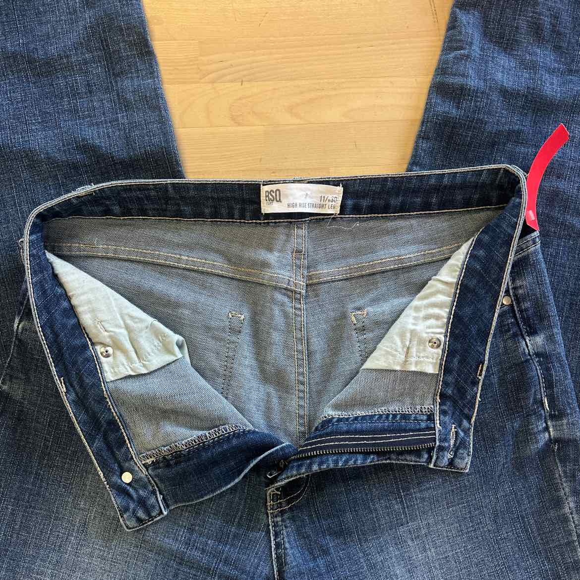 RSQ Size 11/30 Blue Denim Preloved Jeans