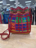 Jacqueline Ferrar Multi bright Bucket Preloved Handbag
