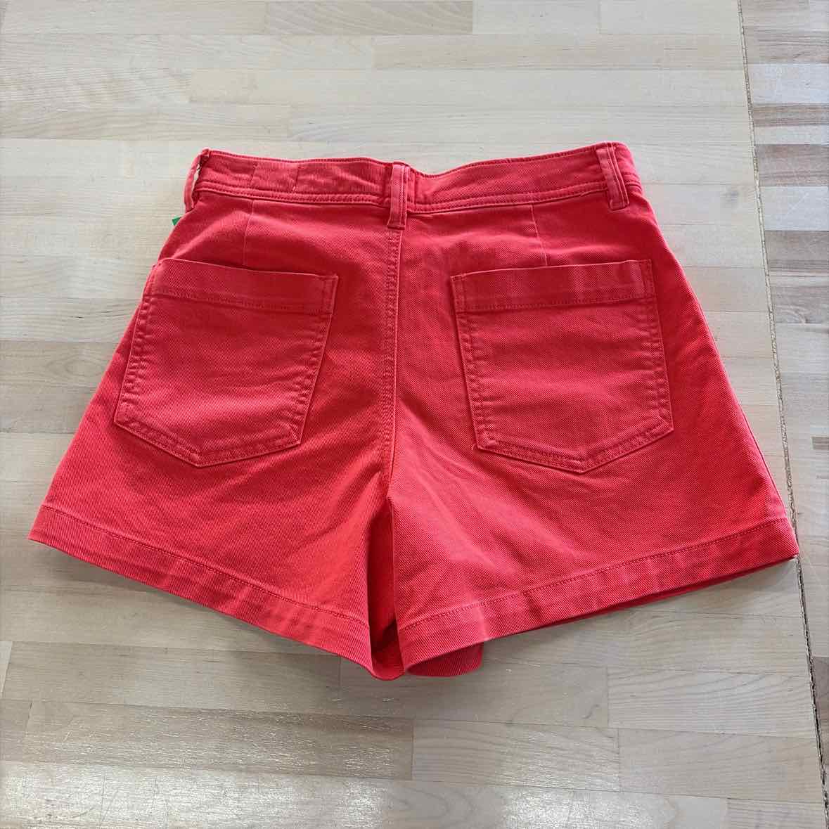 Gap Women Size 4 Red Cotton Spandex Preloved Shorts