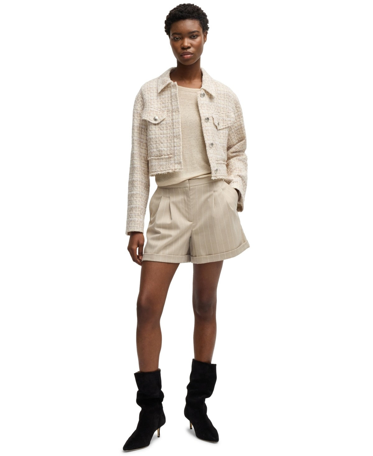 Boss by Hugo Boss Women Size 0 Tan New Shorts