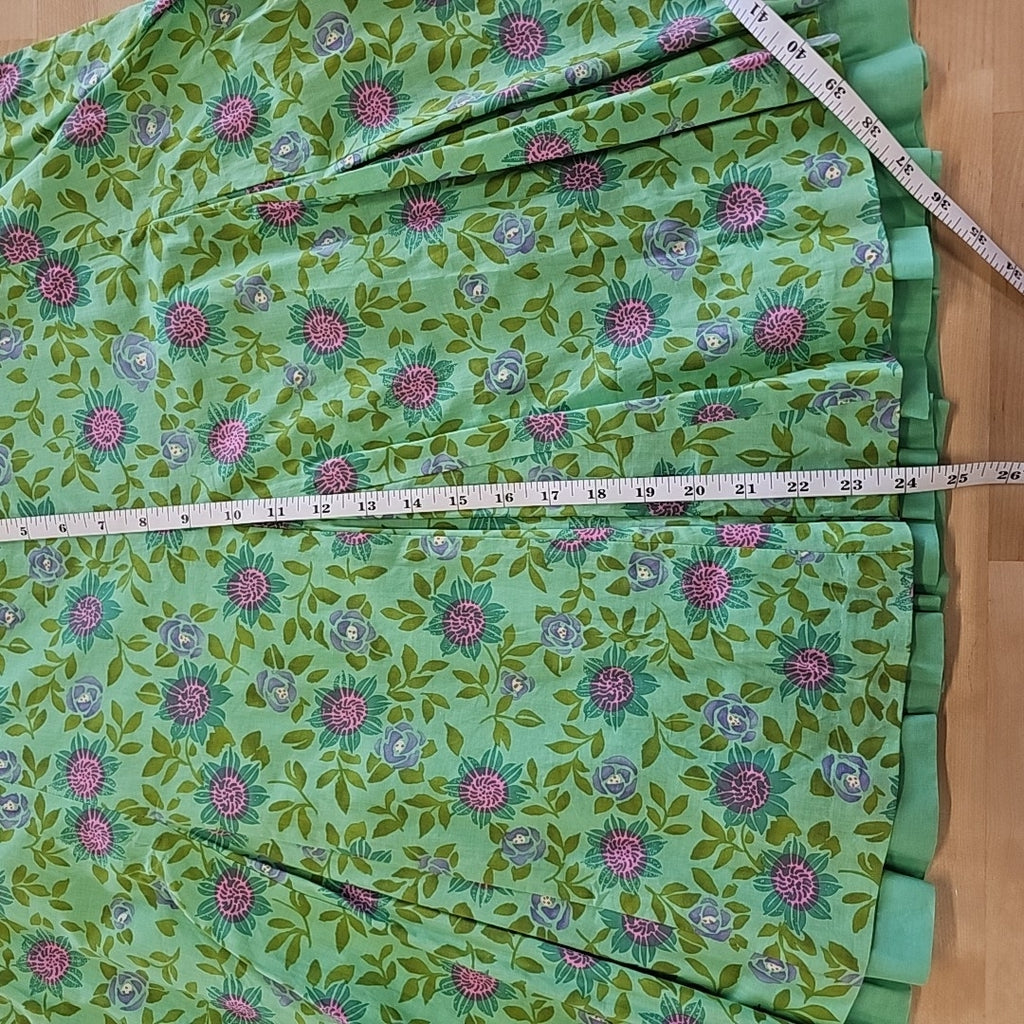 Garnet Hill Size 18 Green Skirt