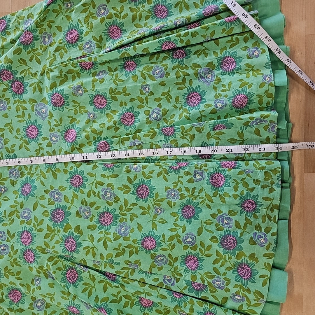 Garnet Hill Size 18 Green Skirt