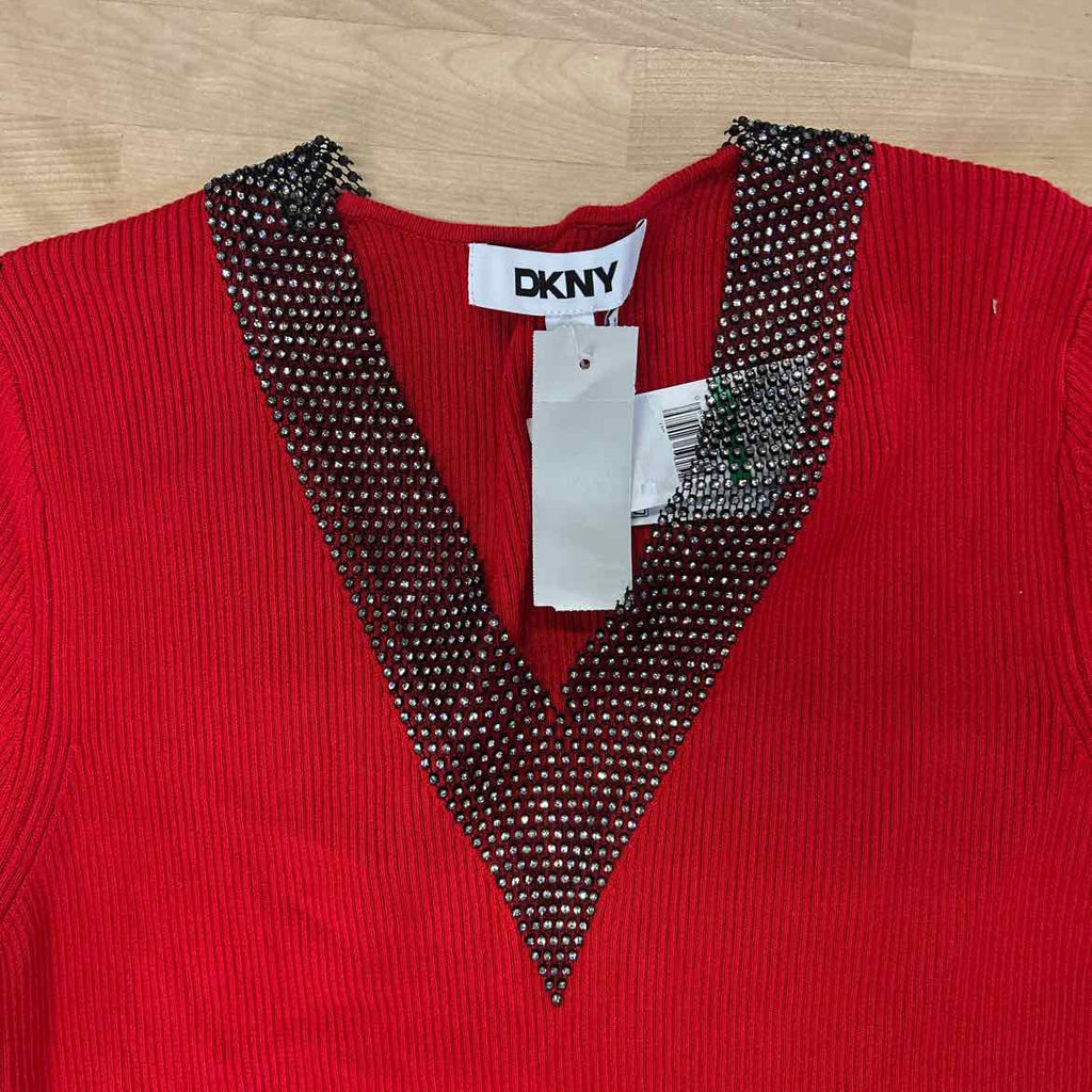 DNKY Size L Red New Sleeveless