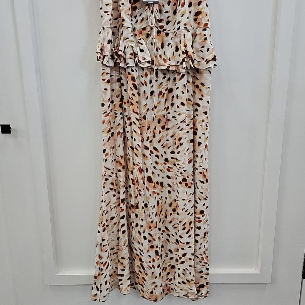 Sofia Size L Brown Dress