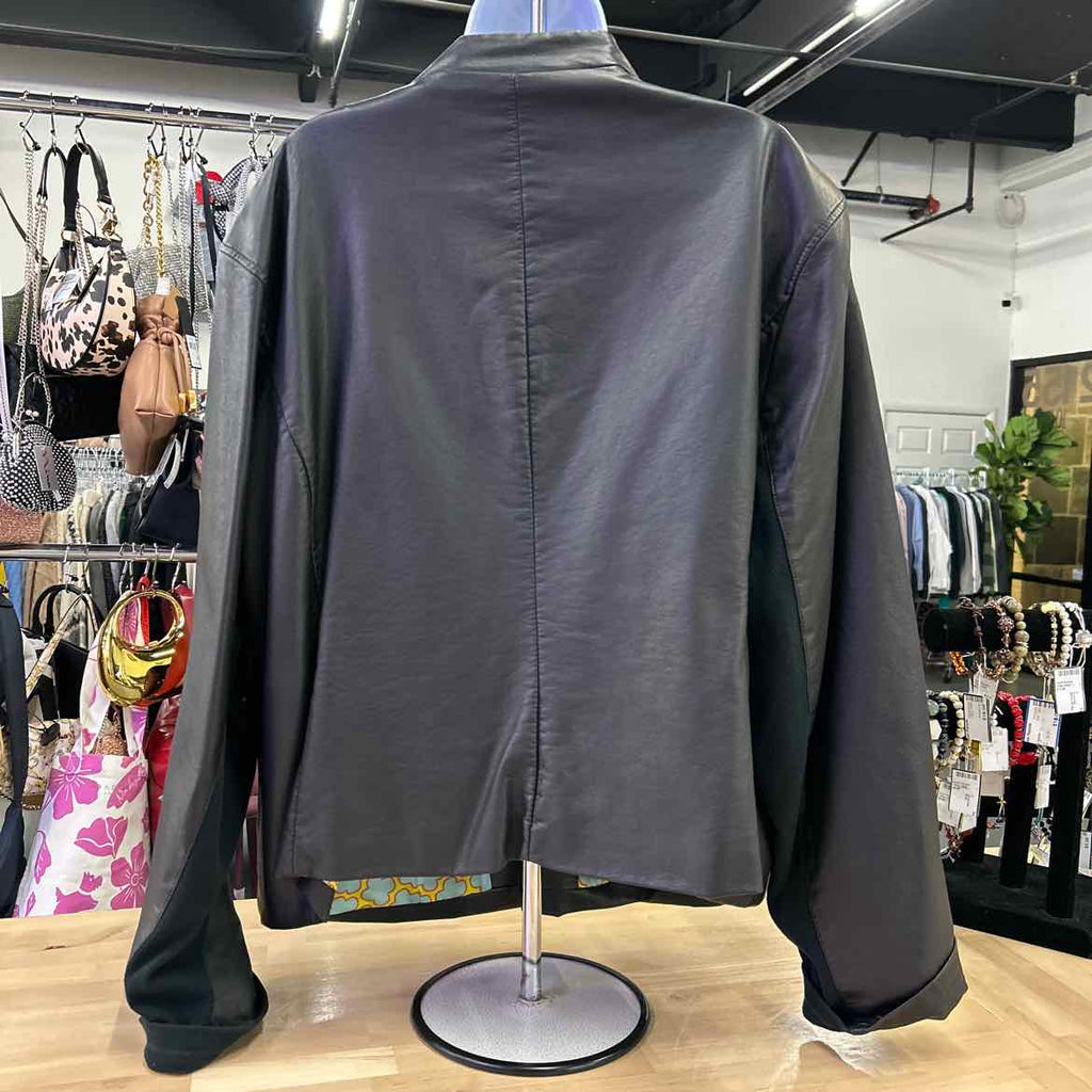 Black Rivet Size 3X Black Jacket