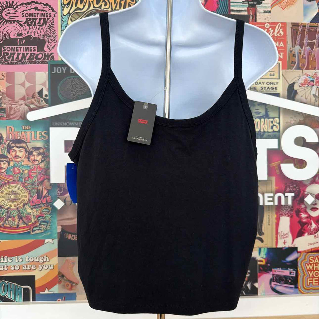 Levi's Size XXL Tank Mini Flower Embroidery Anthracite