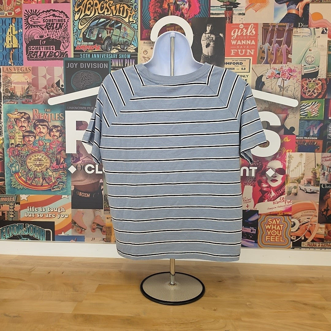 Levi's Size L Striped Game Day Cotton T-Shirt