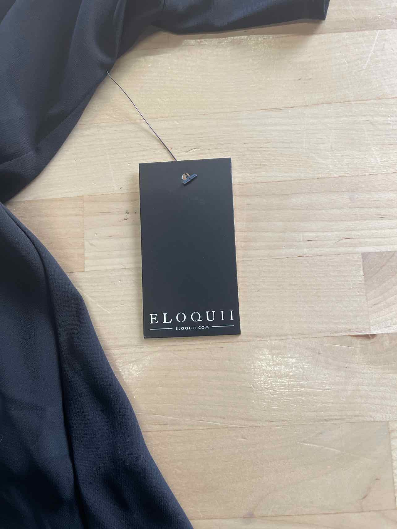 Eloquii Size 16 Black Beige Mesh Preloved Blouse SS