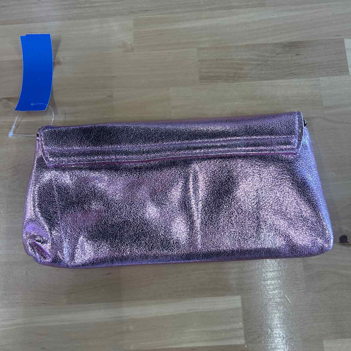 Rebecca Van Dik Pink Rectangle Clutch