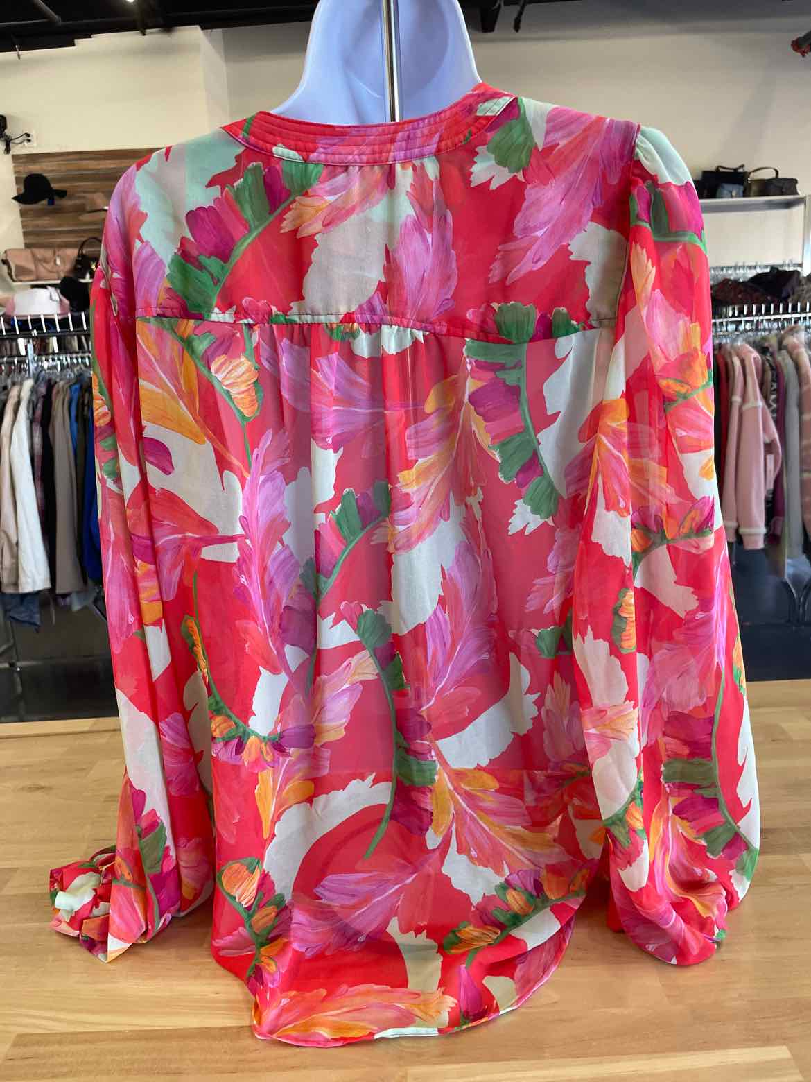 TruSelf Size L White & Beige Sleeveless