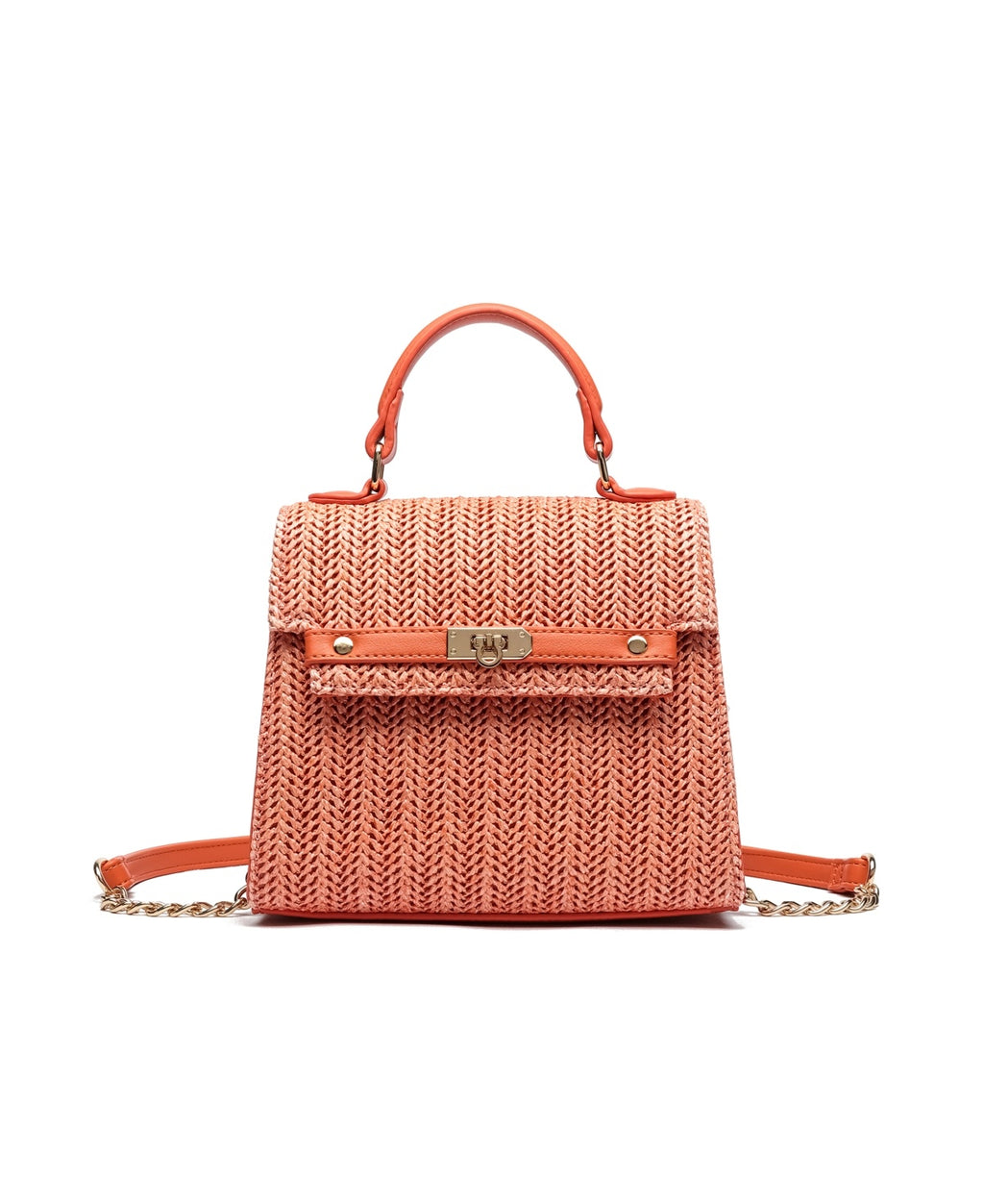 Like Dreams Neo Straw Crossbody - Orange