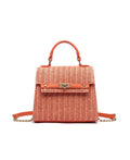 Like Dreams Neo Straw Crossbody - Orange