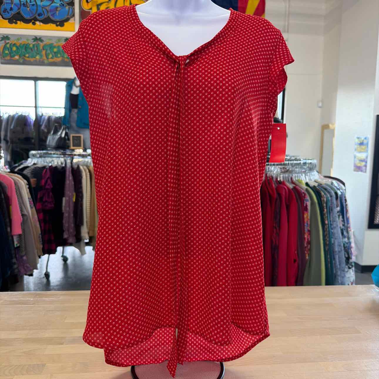 Smart Set Size M Red Used Shirt