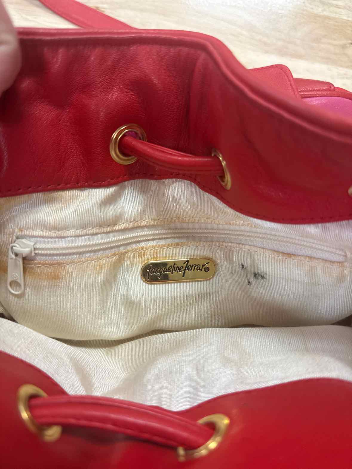 Jacqueline Ferrar Multi bright Bucket Preloved Handbag