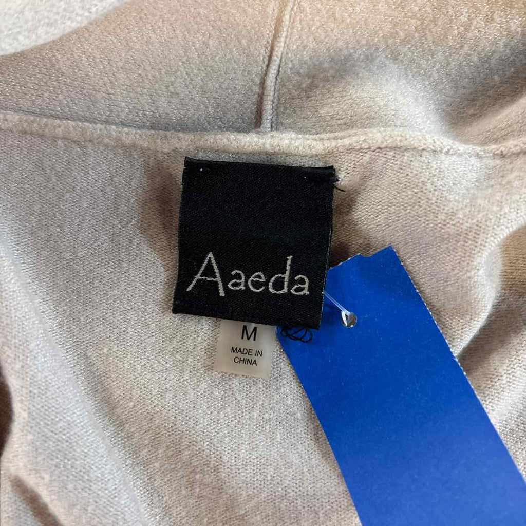 Aaeda Size M Beige Preloved Cardigan