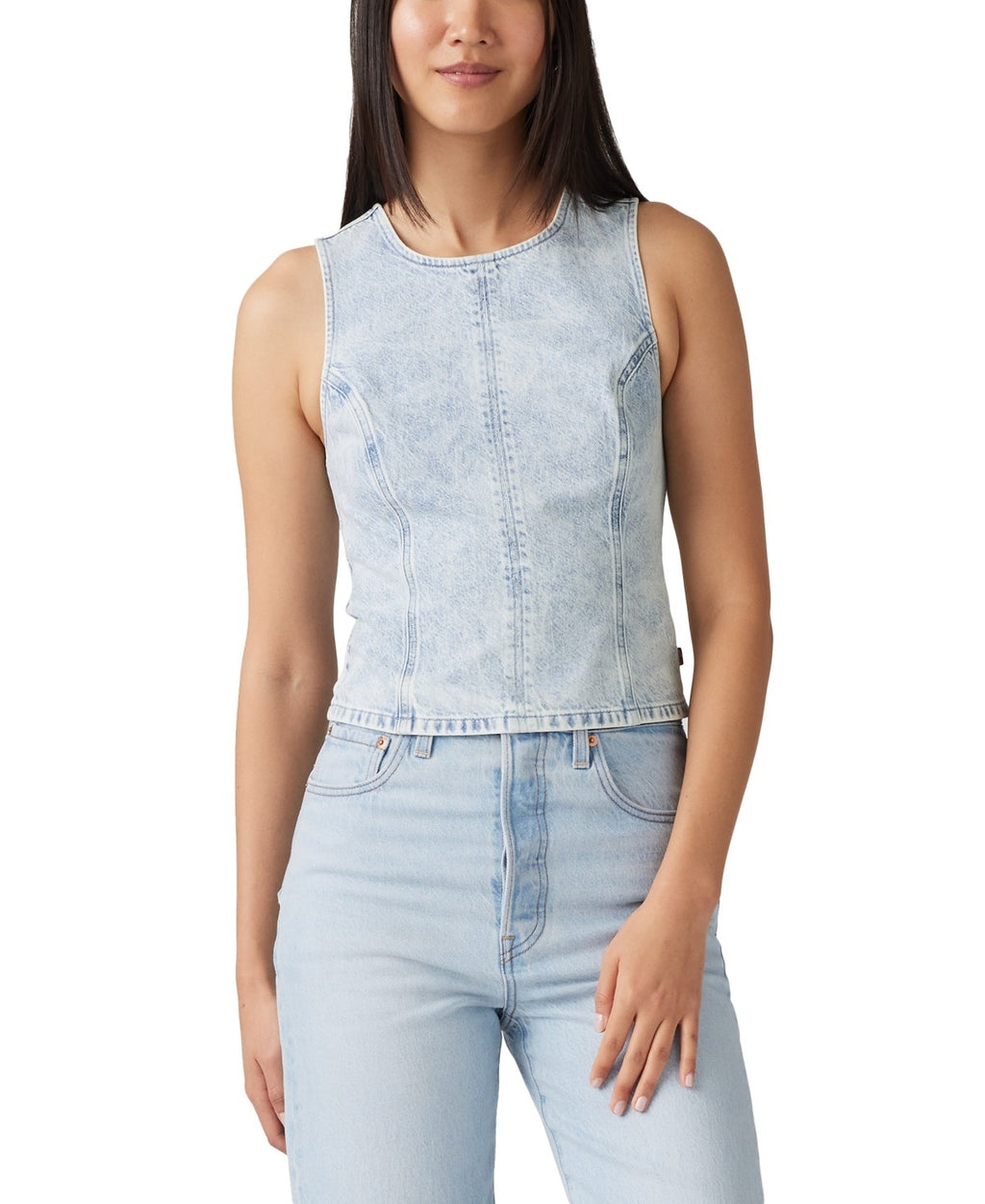 Levi's Size S Levi's Topanga Denim Tank Top