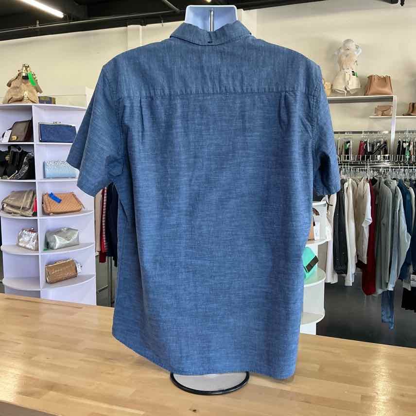Hurley Size XL Blue Preloved MENS Button Down Shirt