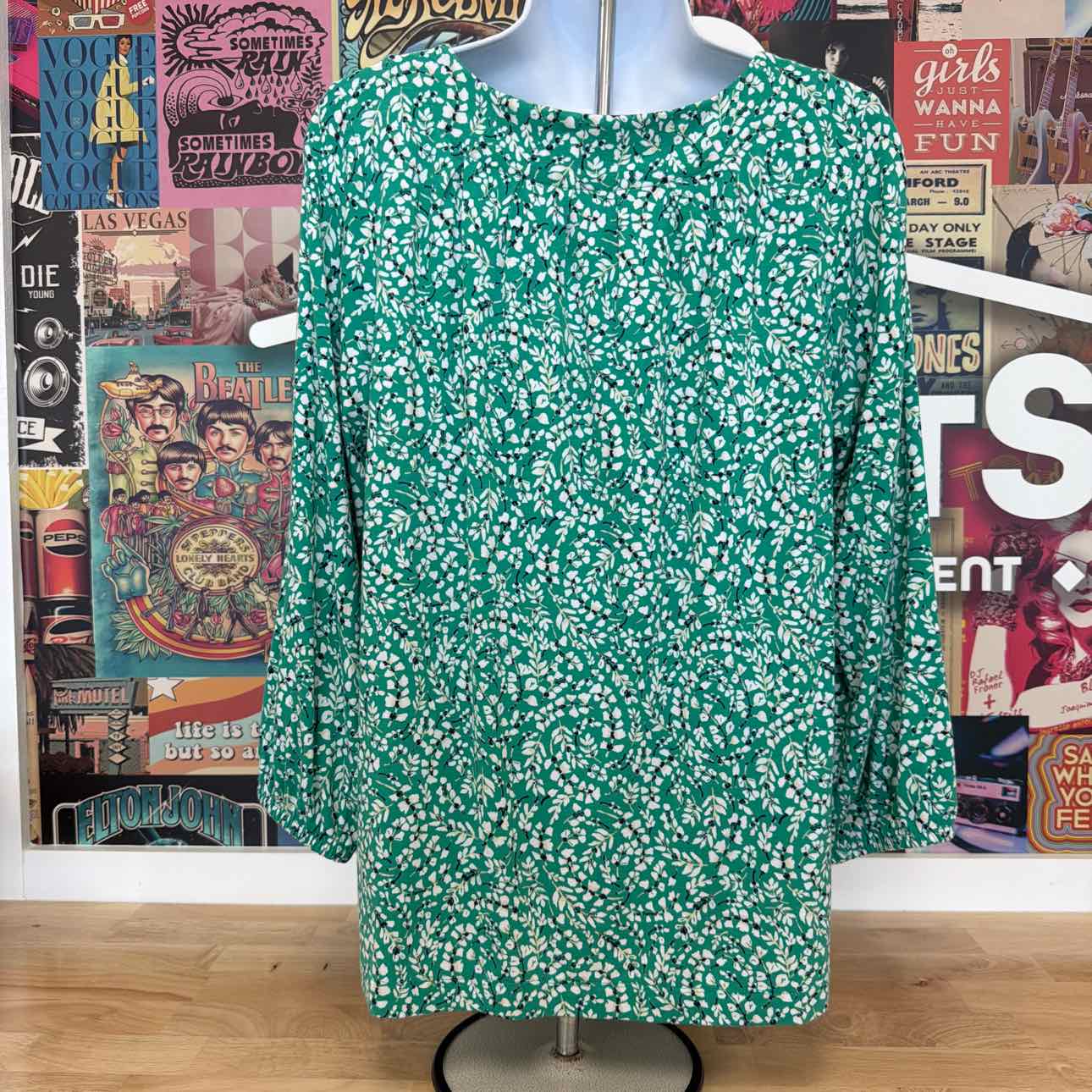Croft&Barrow Size S Green Preloved Longsleeve