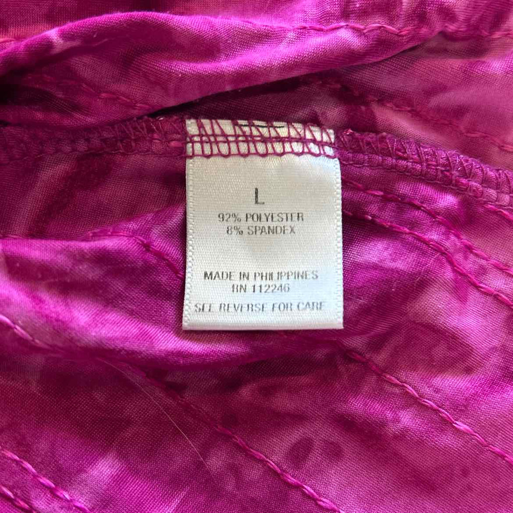 Dressbarn Size L Purple Preloved Blouse LS