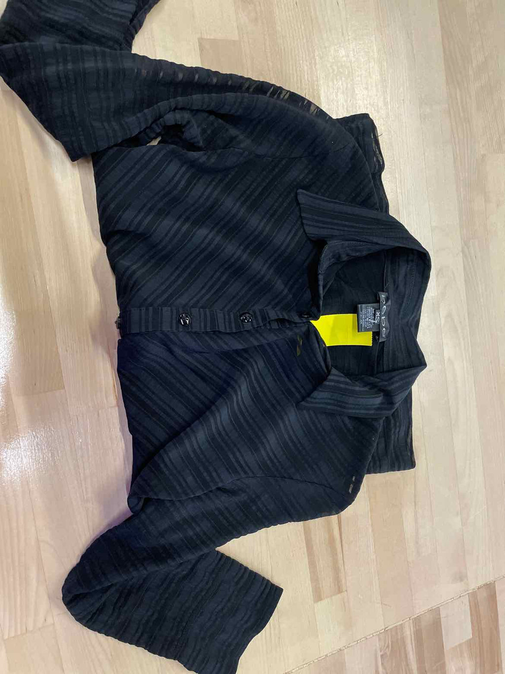 Bebe Size XS Black Blouse