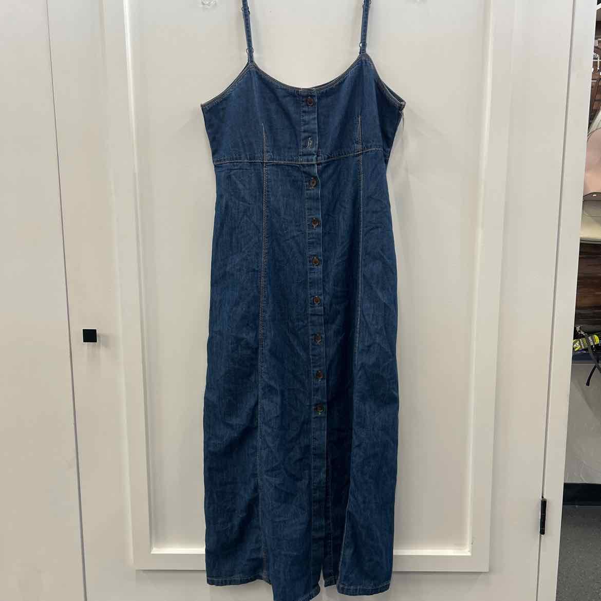 Sanctuary Women's Sweetheart Neck Wilder Denim Dress - Sundown