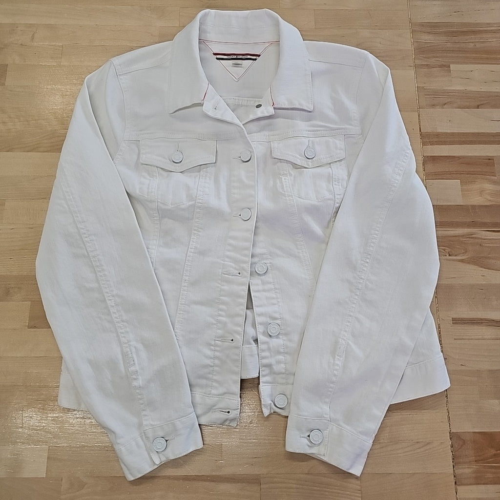 Tommy Hilfiger Size L White Jacket