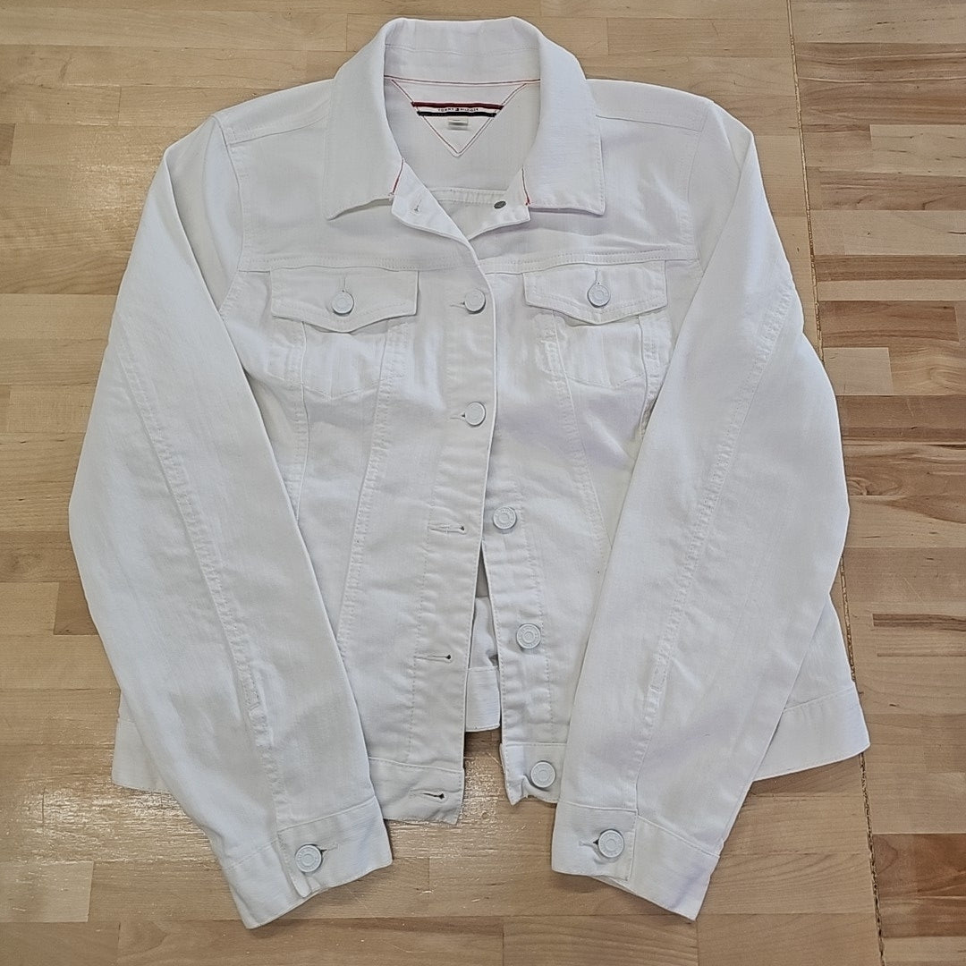 Tommy Hilfiger Size L White Jacket