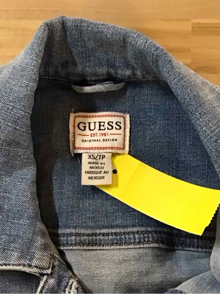 Guess Size XS Denim New Jacket
