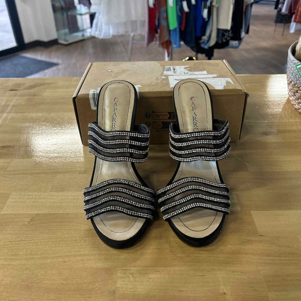 Caparros Size 8.5 Black Preloved Heels