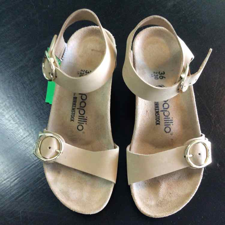 Papillio by Birkestock Size 5-6 Beige Preloved Sandals
