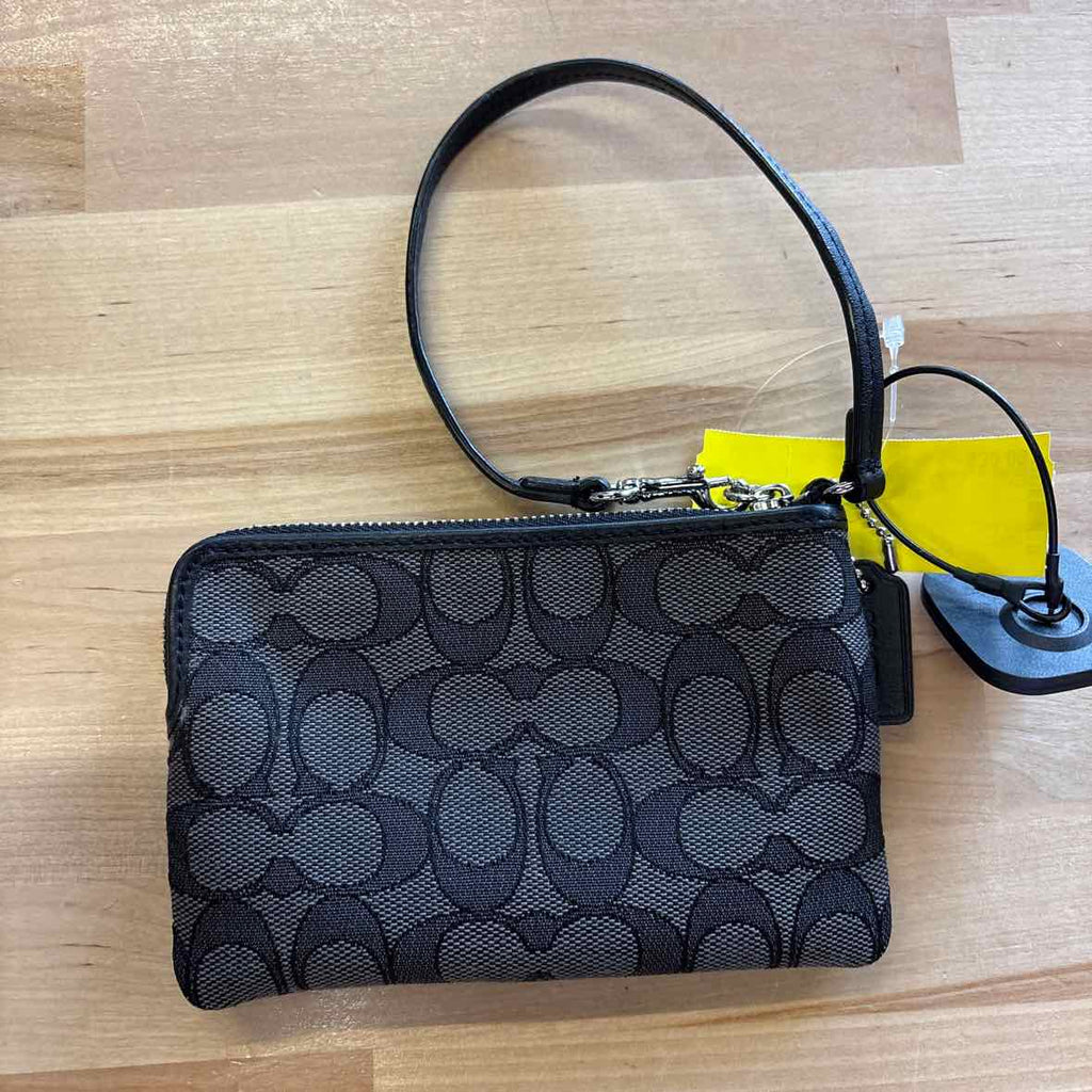 Coach Black Wristlet