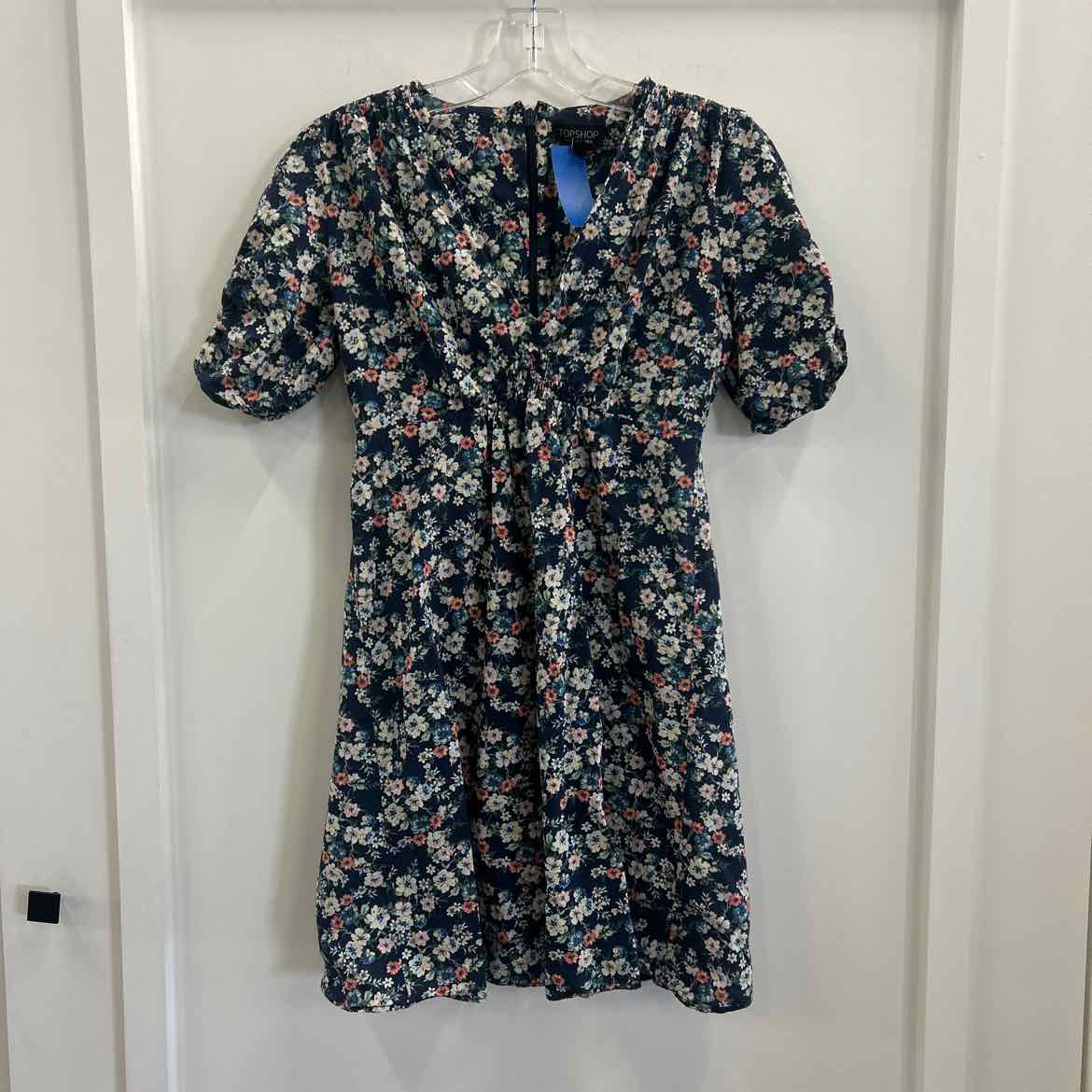 topshop Size 2 Navy Dress